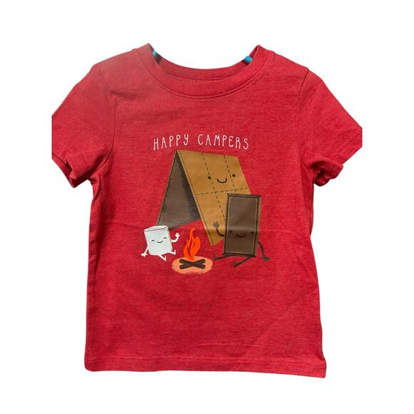 Cat & Jack Other - 5/$15 "Happy Camper" Smores SS - Cat & Jack - 2T